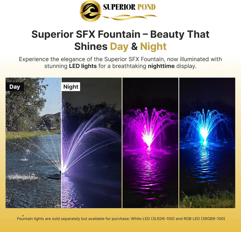 Load image into Gallery viewer, Superior Pond: SFX Floating Fountain - 100 Foot Cord
