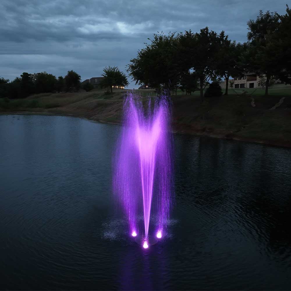 PondSelect: 9 Watt Color Changing Fountain Lights 4 light set