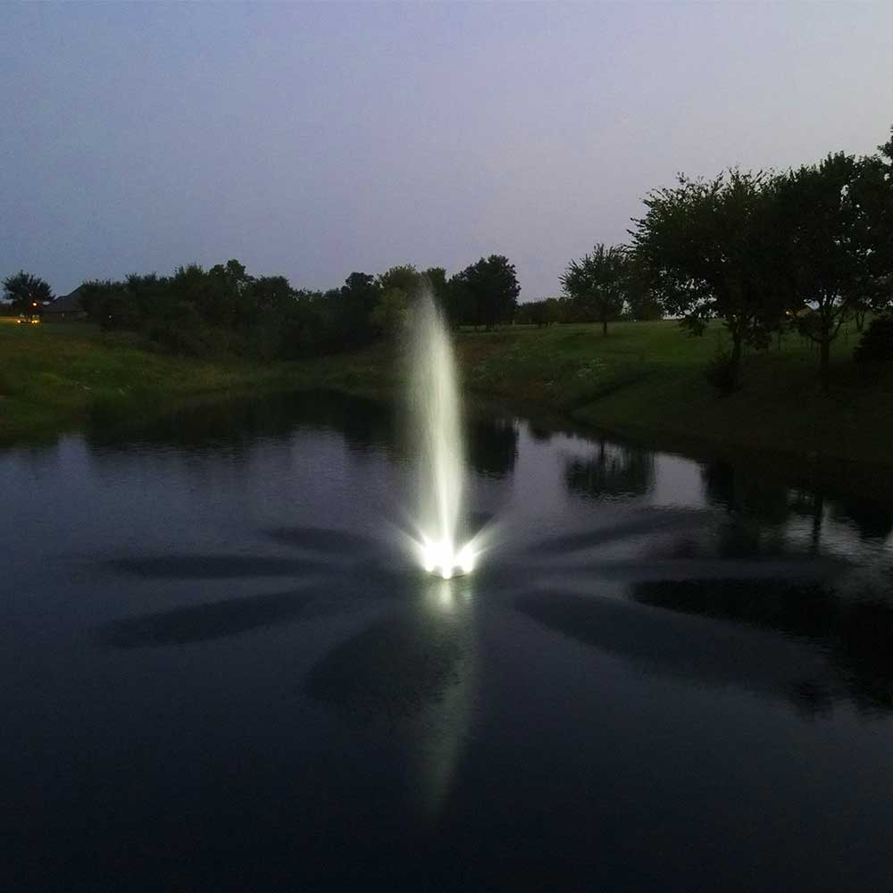 PondSelect: 12 Watt White Fountain Lights 4 Set