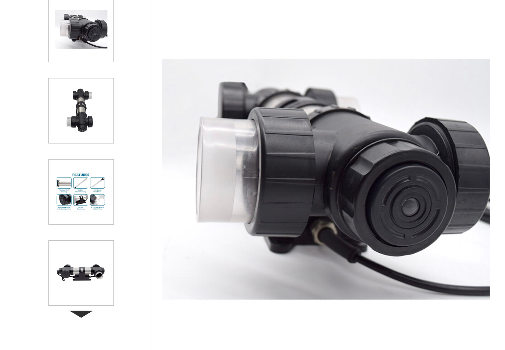 EasyPro Stainless Steel UV Clarifier – 35 Watts