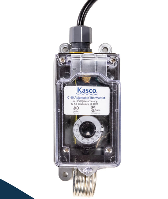Kasco Marine: C-10 120volt, Adjustable Temperature Control/Thermostat for Deicer