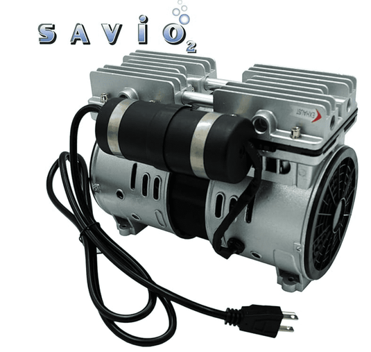 Anjon: Savio2 Aeration System 1 with Enclosures and 1/2HP Air Pump , Double Diffuser, 100' Weighted Tubing