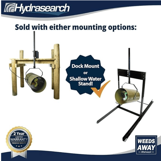 Hydrasearch: Weeds Away Muck & Algae Blower & Shallow Water Stand