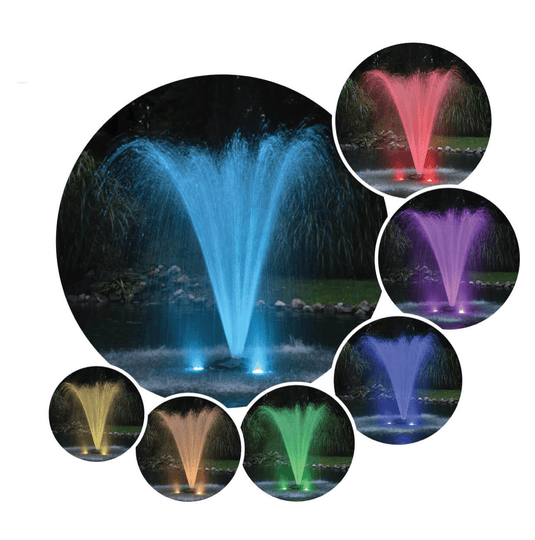EasyPro: RGB6N- Aqua Shine Six Light Color Changing LED Fountain kit