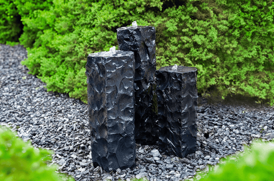 EasyPro: Tranquil Décor Textured Midnight Basalt Fountain Complete Kit- 24