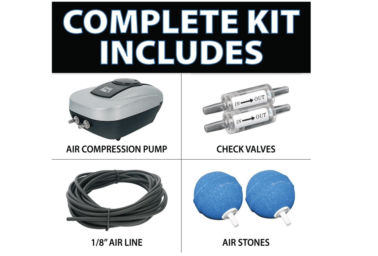 CrystalClear® PondAir2 Aeration Kit