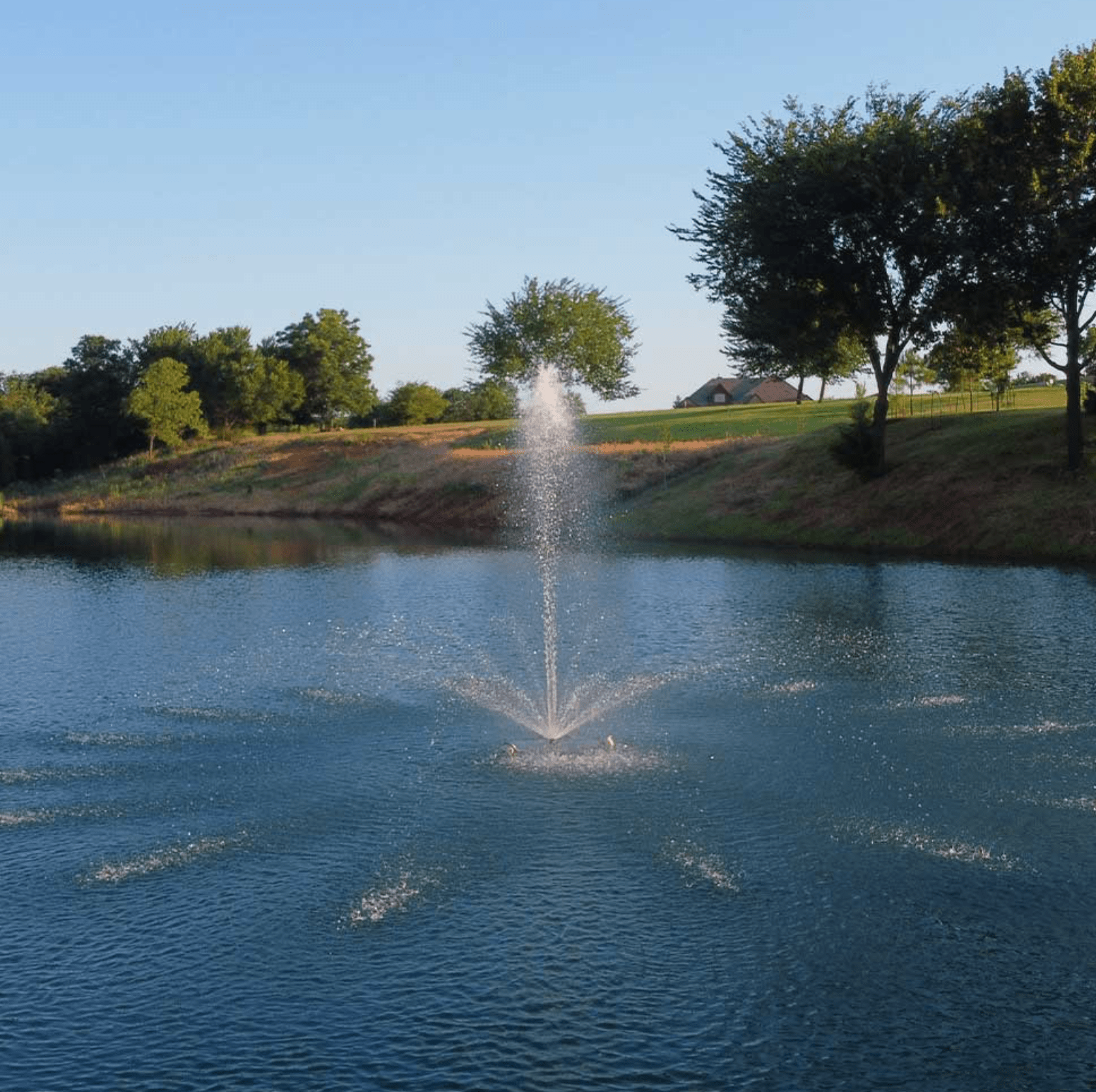 PondSelect: Classic Series 3/4 HP Pond Fountain, 5 Spray Patterns – 115V