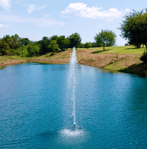 PondSelect: Classic Series 3/4 HP Pond Fountain, 5 Spray Patterns – 115V