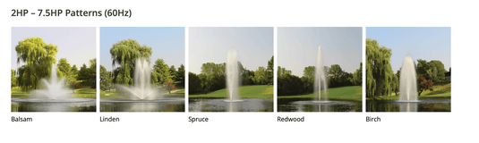 Kasco Marine: J Series Decorative Display Fountain 2 HP for Medium and Large Ponds