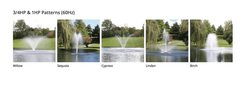 Load image into Gallery viewer, Kasco Marine: J Series Decorative Display Fountain 3/4 HP for Small Ponds
