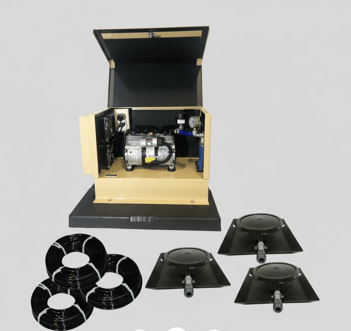 Outdoor Water Solutions: Pond Aeration Bubbler / AerMaster Pro / 1/2HP / Up to 2.5 Acres