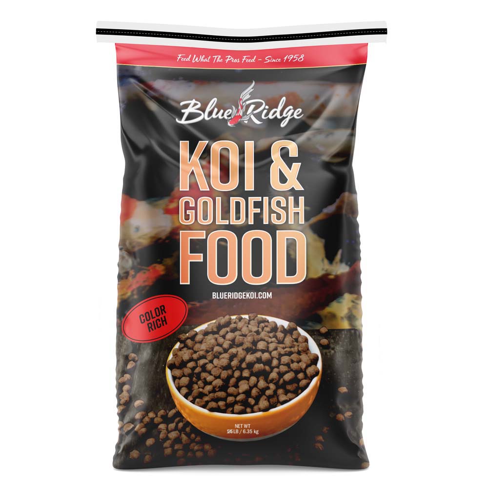 Blue Ridge Koi: Color Rich Pellet 25lb bag