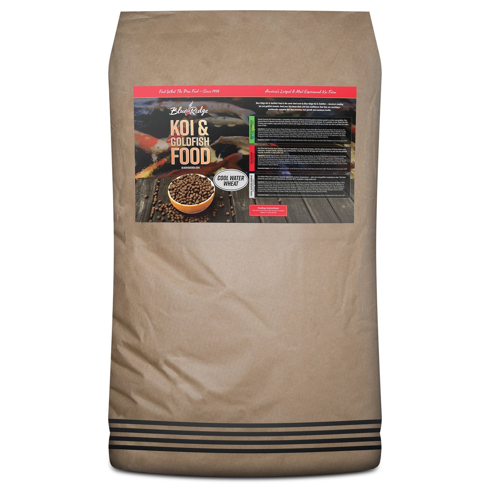 Blue Ridge Koi: Cool Water Wheat 50 Pound Bag