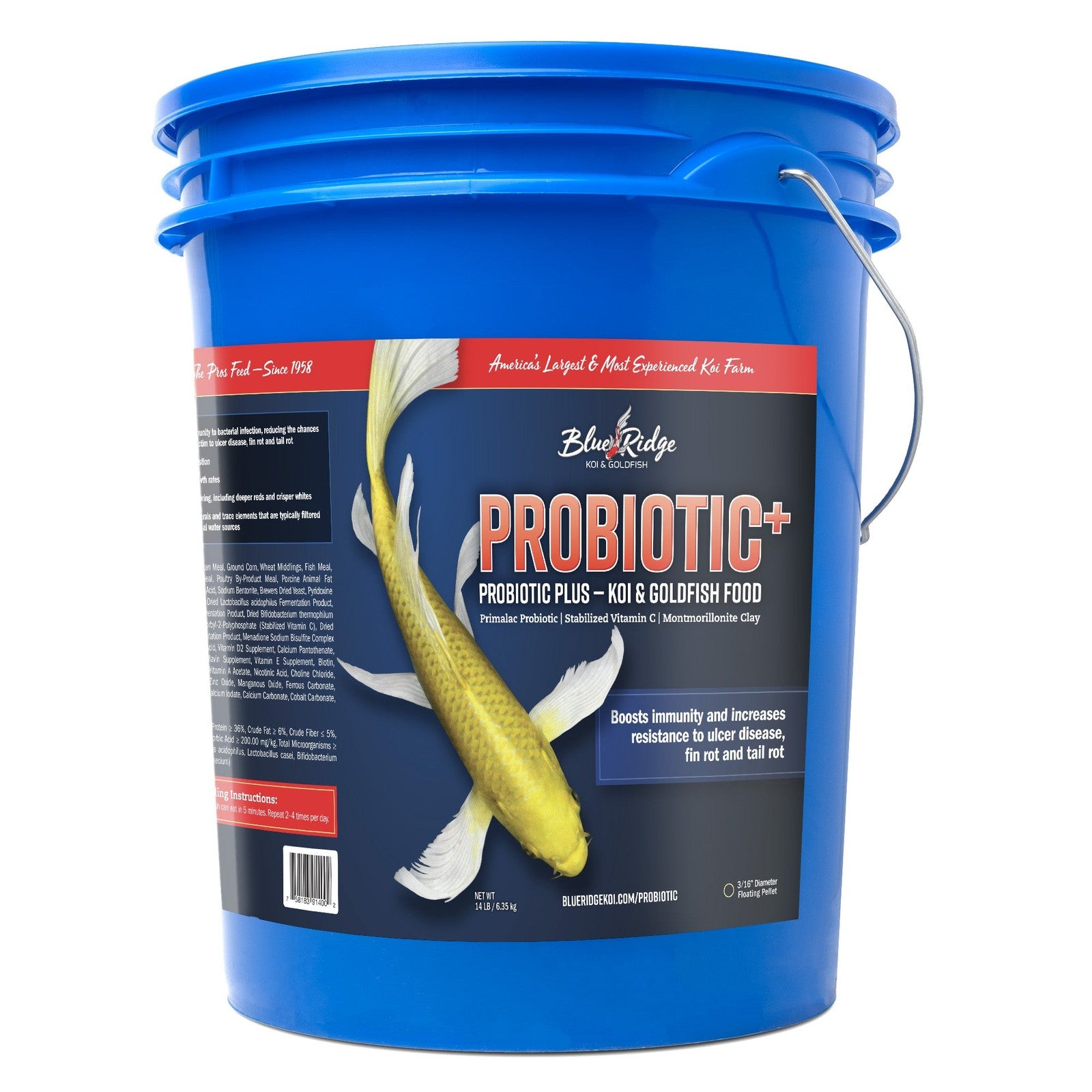 Blue Ridge Koi: Probiotic Plus Food