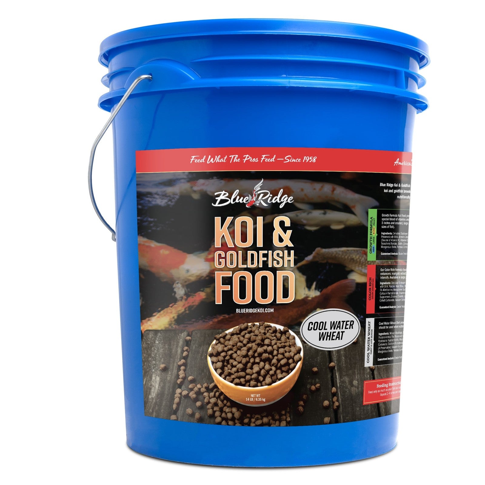 Blue Ridge Koi: Cool Water Wheat case/bucket/refills