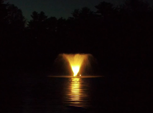 Scott Aerator: Night Glo; White LED Lights