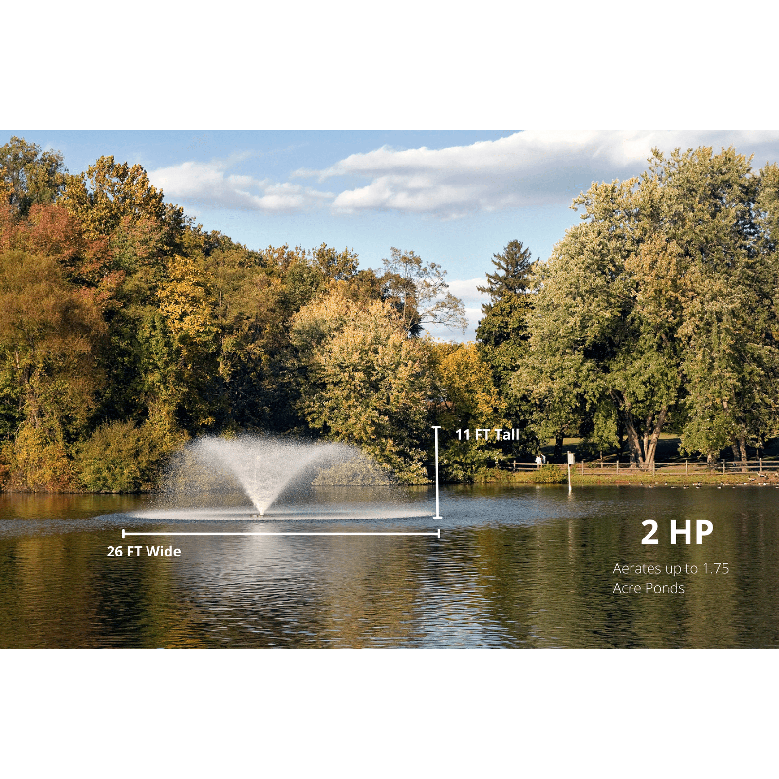 Scott Aerator: DA-20 Display Fountain Aerator for Small Ponds to Large Ponds