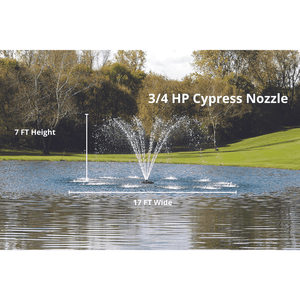 Kasco Marine: J Series Decorative Display Fountain 3/4 HP for Small Ponds