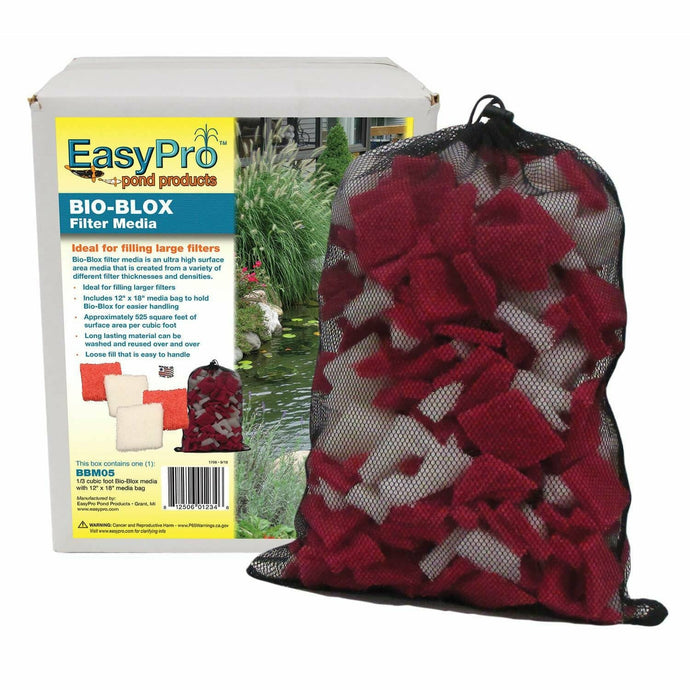EasyPro Bio-Blox Filter Media; 1/3 cu.ft. with Media Bag