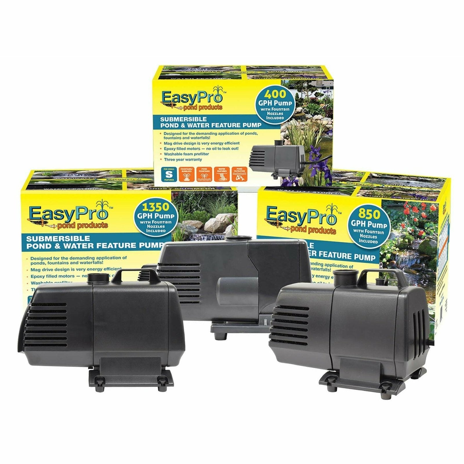 EasyPro: EP850 Submersible Mag Drive Pump 850 GPH