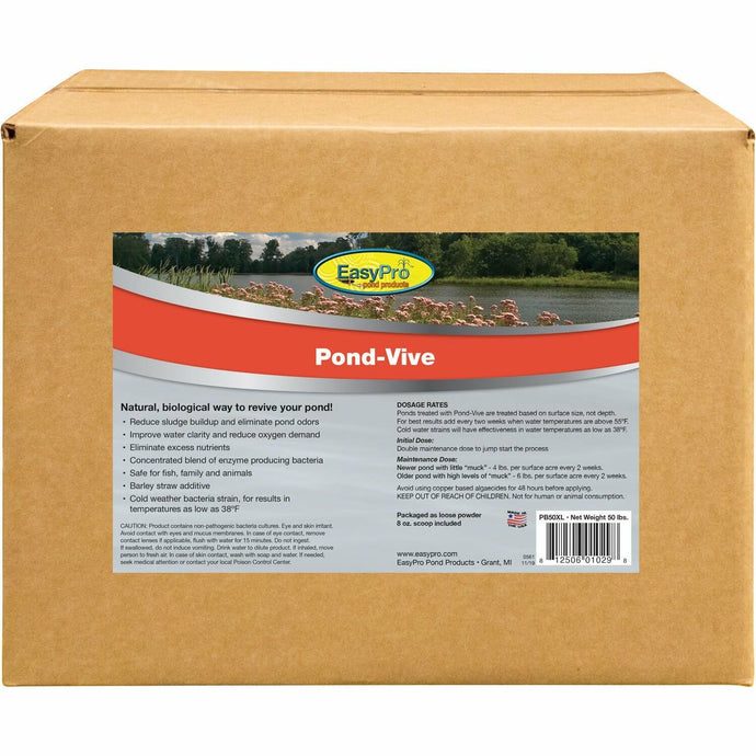 Pond-Vive Bacteria – 50lb box – Bulk Loose Powder