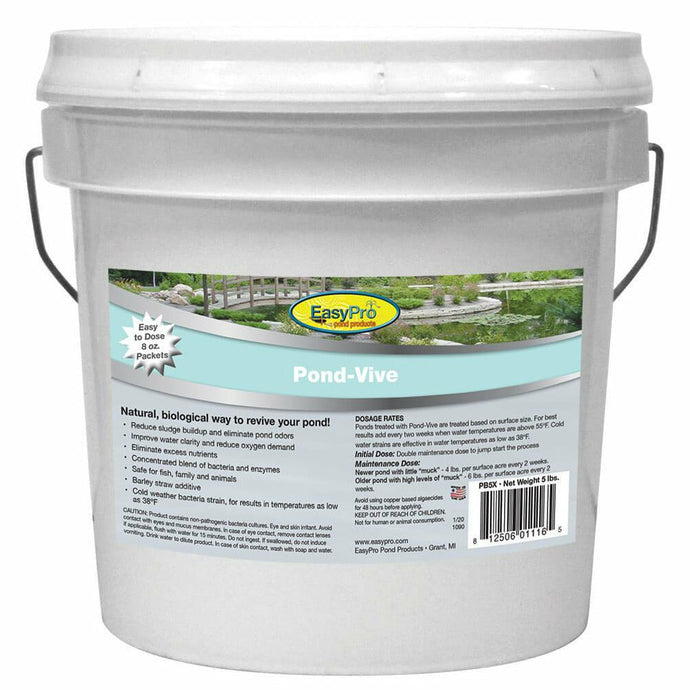 Pond-Vive Bacteria – 10 lb pail – Water Soluble Packs