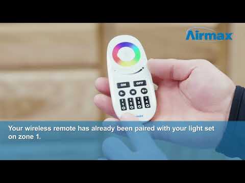 Load and play video in Gallery viewer, Airmax® RGBW Color-Changing LED Fountain Lights

